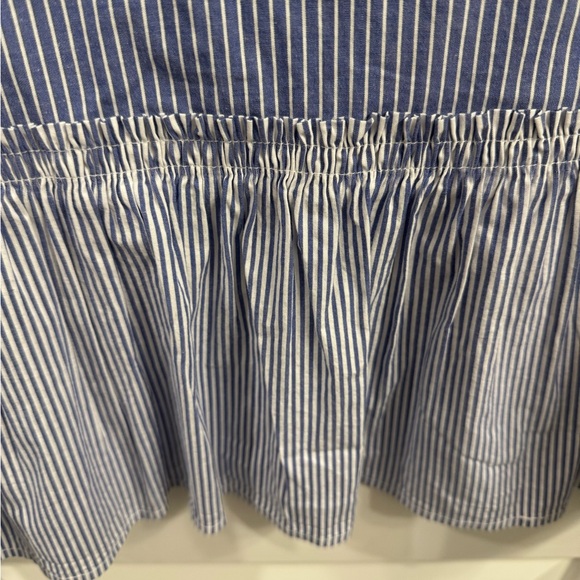 Time and Tru NWT XL Blue and White Striped Tank Top - Picture 5 of 5